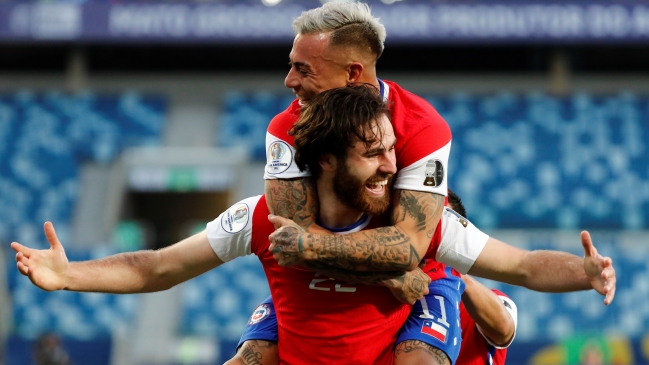 Así fue el primer gol de Ben Brereton en la selección chilena