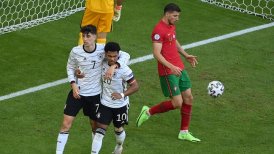 Alemania superó a Portugal en intenso partido y sumó su primer triunfo en la Eurocopa