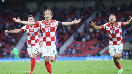 Luka Modric anotó uno de los mejores golazos de la Euro 2020 en triunfo de Croacia sobre Escocia