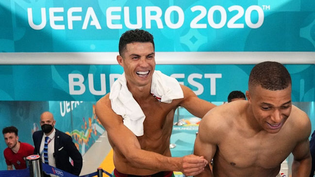 Cristiano intercambió camisetas con Mbappé luego del partido entre Portugal y Francia