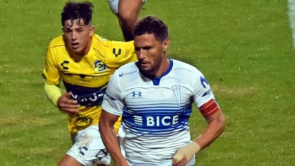 Germán Lanaro volvió tras seis meses fuera de las canchas en el empate de la UC ante Everton