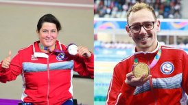 Francisca Mardones y Alberto Abarza serán los abanderados paralímpicos de Chile
