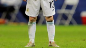 Messi en modo Maradona: Jugó con el tobillo ensangrentado ante Colombia