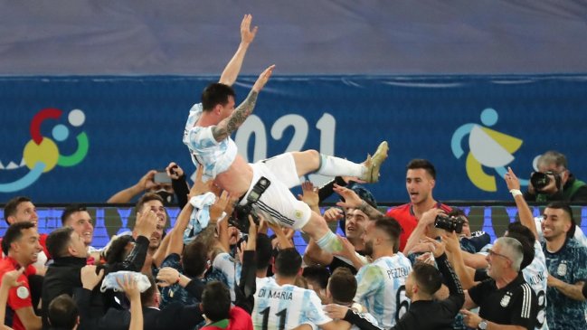 [Video] ¡Por fin pudo celebrar! El eufórico festejo de Lionel Messi al ganar con Argentina la Copa América