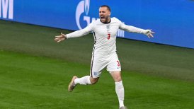 [Video] Luke Shaw impactó con un tempranero golazo para Inglaterra sobre Italia en Wembley