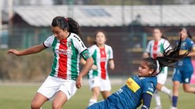 Palestino empató con Everton y sigue escolta de la U en el Campeonato Femenino