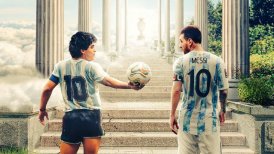 Siempre en el recuerdo: Hinchas argentinos dedicaron el triunfo de Copa América a Maradona