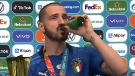 ¿Y el consejo de Cristiano? Bonucci tomó cerveza y bebida tras ganar la Eurocopa