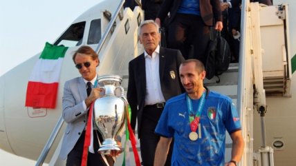 Italia regresó a Roma con el trofeo de la Eurocopa