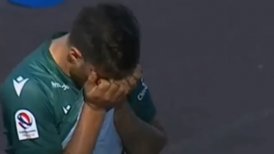 El conmovedor llanto de defensor de Santiago Wanderers tras la derrota frente a Antofagasta
