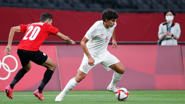 España decepcionó con un empate ante Egipto en el estreno del fútbol masculino en Tokio 2020