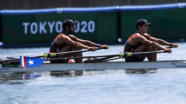 César Abaroa y Eber Sanhueza clasificaron al repechaje en el Remo doble ligero de Tokio 2020