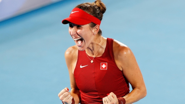 Belinda Bencic se colgó el oro en dramático partido ante Vondrousova