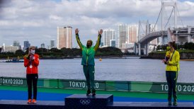 La brasileña Ana Marcela Cunha conquistó el oro en los 10 kilómetros de aguas abiertas en Tokio