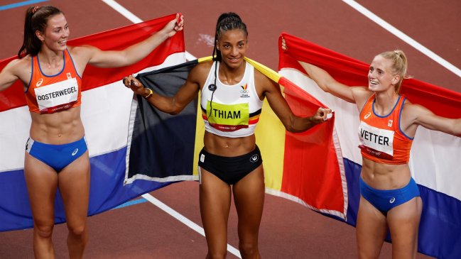 La belga Nafi Thiam revalidó su oro olímpico en el heptatlón