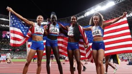 Estados Unidos demostró favoritismo y arrasó en los relevos 4x400 metros femenino de Tokio