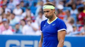 Rafael Nadal también debió bajarse del Masters de Cincinnati