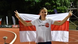 Tsimanouskaya denunció que deportistas bielorrusos tienen prohibido abandonar el país