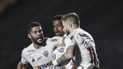 Atlético Mineiro de Eduardo Vargas rescató empate con Fluminense en el Maracaná