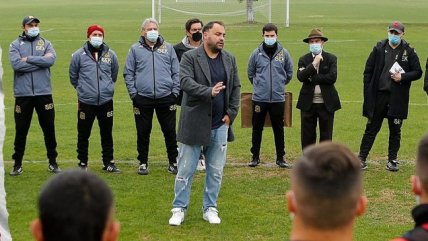 José Luis Sierra fue presentado como nuevo director deportivo ante el plantel de Unión Española