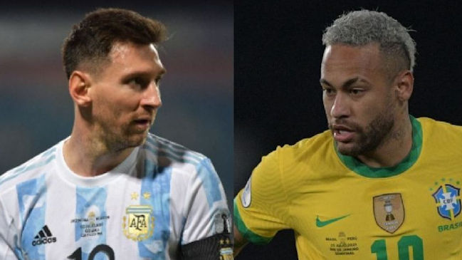 Brasil y Argentina chocan por Clasificatorias con el vigente recuerdo de la final de Copa América