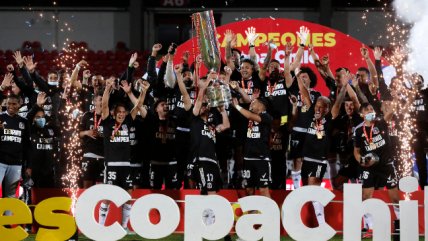 ¡Levantaron el trofeo! El emocionante festejo de Colo Colo tras festejar el título de la Copa Chile