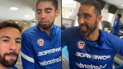 Mauricio Isla y Claudio Bravo bromearon con "Ronaldinho" Castellón