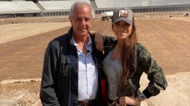 Presidente de River Plate tiene un romance con hija de Carlos Menem