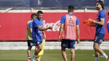 Alexis Sánchez mostró su satisfacción por sumarse a las prácticas de la Roja