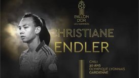 Christiane Endler fue nominada al Balón de Oro femenino