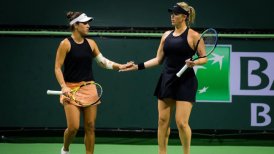 Alexa Guarachi y Desirae Krawczyk se despidieron del Masters de Indian Wells