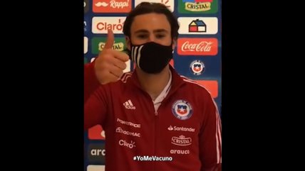 "Yo me vacuno": Ben Brereton Diaz participó en campaña de dosis de refuerzo contra el Covid-19