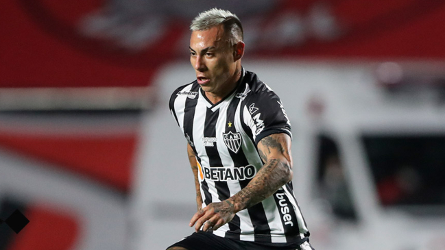 Eduardo Vargas sumó minutos en ajustado triunfo que acercó al título a Atlético Mineiro