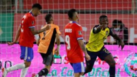 La Roja tuvo una noche fatídica ante Ecuador y salió de la zona de clasificación a Qatar 2022