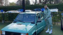 Arturo Vidal volvió a lucir su "Pandita" en Italia