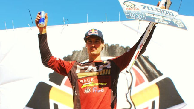 Benjamín Herrera se consagró campeón en el Hacha Hard Enduro en Curepto