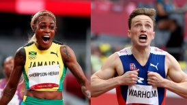 Elaine Thompson-Herah y Karsten Warholm fueron elegidos mejores atletas del 2021