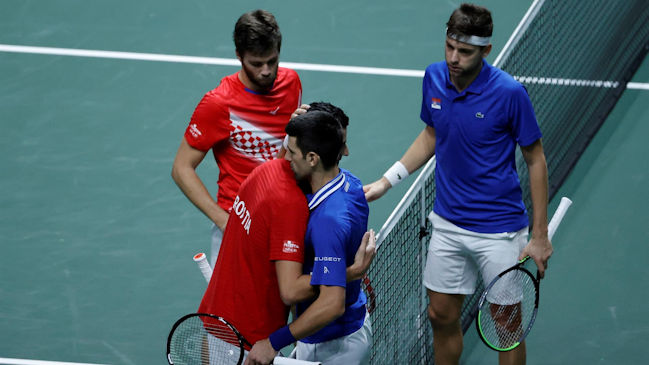 Croacia jugará la final de la Copa Davis tras derribar a la Serbia de Novak Djokovic