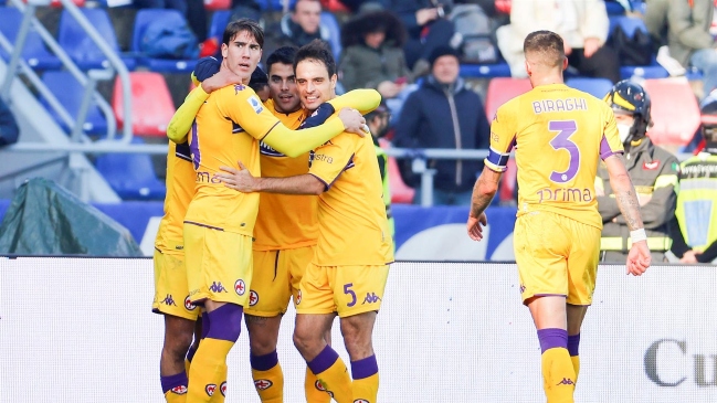 Fiorentina frenó el buen andar del Bologna de Medel en la Serie A
