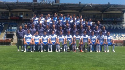 Con el tetracampeonato: La UC posó con sus cuatro títulos consecutivos del fútbol chileno