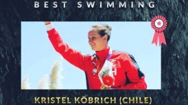 ¡Tremenda! Kristel Kobrich fue elegida la mejor nadadora latinoamericana por Best Swimming