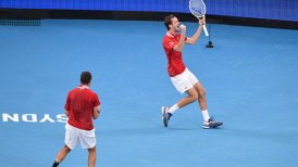 Rusia sobrevivió al susto de Francia en la ATP Cup al imponerse en el dobles