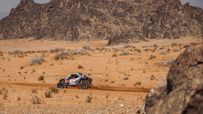 Guillaume De Mevius le arrebató la victoria a Francisco "Chaleco" López en la segunda etapa del Dakar