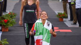 Luisa Baptista se alzó ganadora con récord en la categoría femenina del Ironman de Pucón