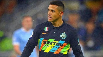 La satisfacción de Alexis tras su gran actuación frente a Lazio