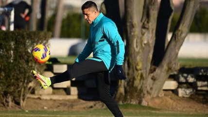 Alexis y Arturo Vidal se preparan junto a Inter para la Supercopa contra Juventus