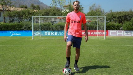El primer día de Lucas Melano como futbolista de Universidad Católica