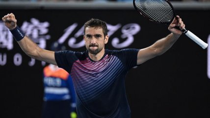 Marin Cilic dio la sorpresa tras eliminar a Andrey Rublev en tercera ronda del Abierto de Australia