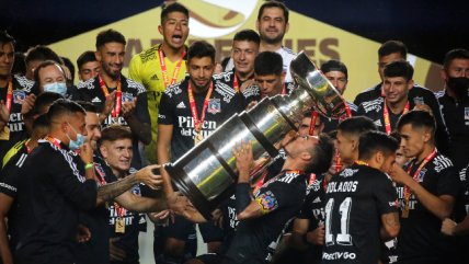 La eufórica celebración de Colo Colo tras conquistar la Supercopa ante U. Católica