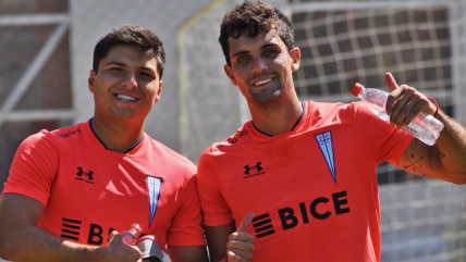 Ignacio Saavedra volvió a los entrenamientos de Universidad Católica